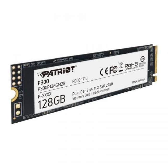 SSD Patriot P300 128GB, PCI Express 3.0 x4, M.2 2280