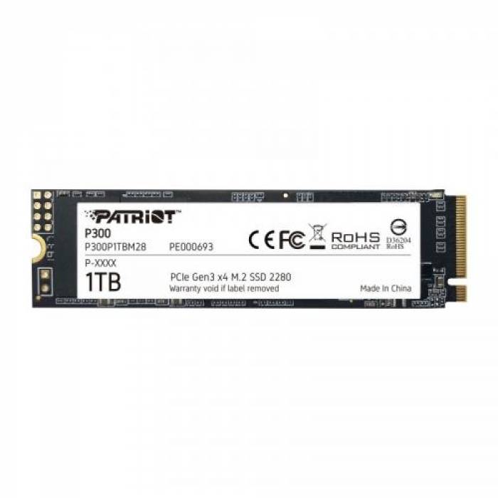 SSD Patriot P300, 1TB, PCI Express 3.0 x4, M.2