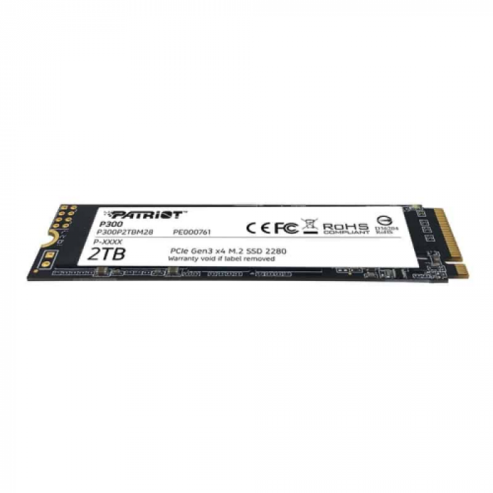 SSD Patriot P300, 2TB, PCI Express 3.0 x4, M.2