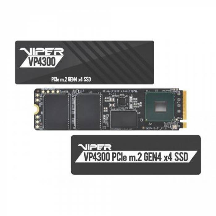 SSD Patriot Viper VP4300 1TB, PCI Express 4.0 x4, M.2