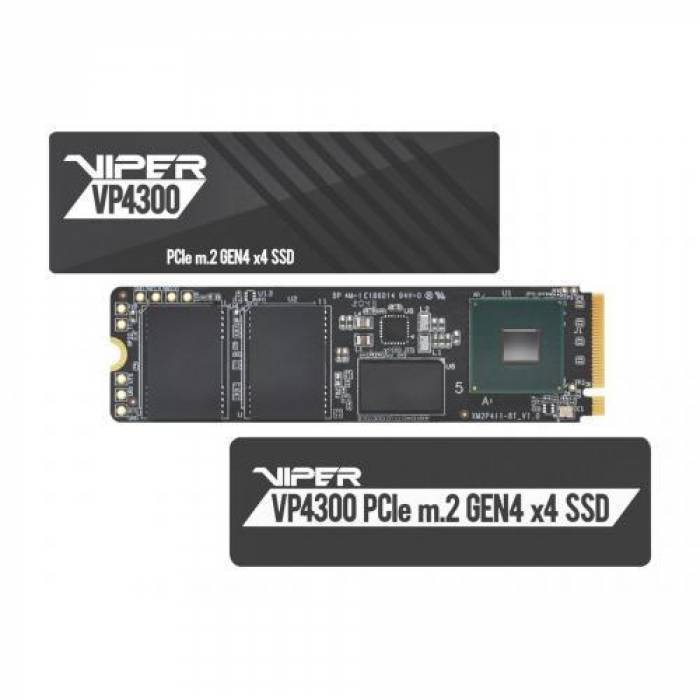 SSD Patriot Viper VP4300 2TB, PCI Express 4.0 x4, M.2