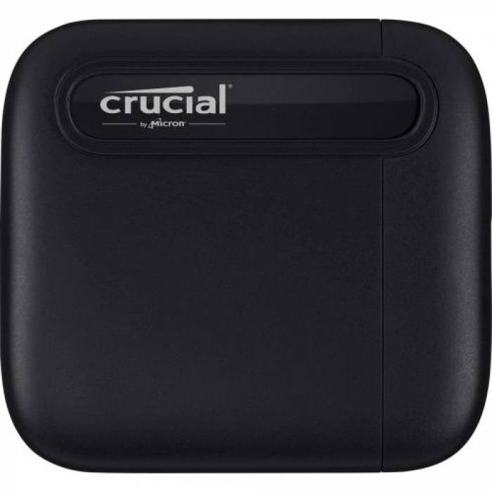 SSD Portabil Crucial X6, 1TB, USB-C, Black