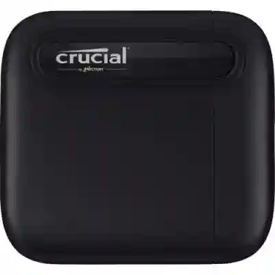 SSD Portabil Crucial X6, 2TB, USB-C, Black