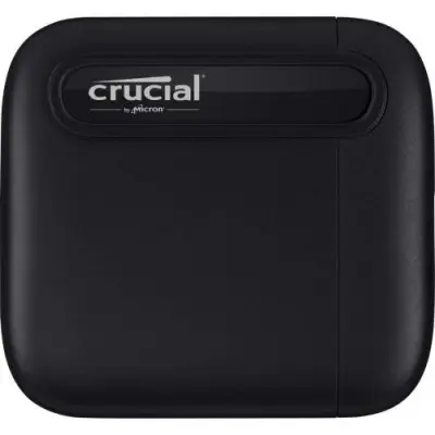SSD Portabil Crucial X6, 2TB, USB-C, Black