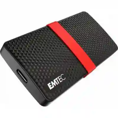 SSD portabil Emtec X200, 512GB, USB-C, Black