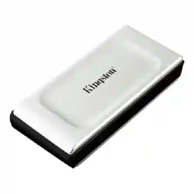 SSD portabil Kingston XS2000 4TB, USB 3.2 Gen 2x2, Black-Silver