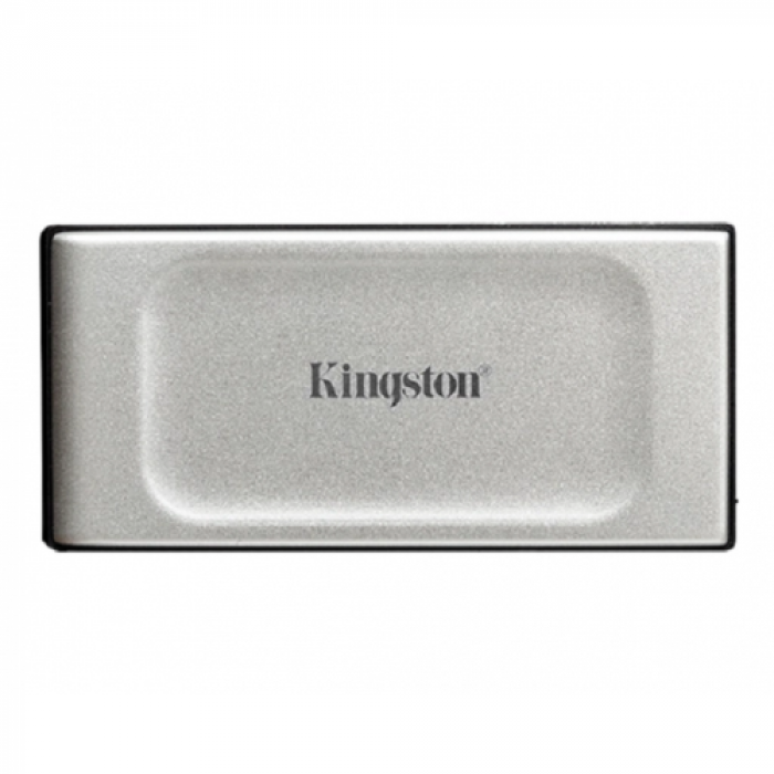 SSD portabil Kingston XS2000 500GB, USB 3.2 Gen 2x2, Silver