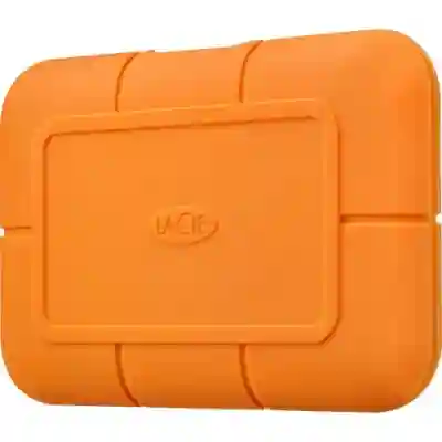 SSD portabil LaCie by Seagate Rugged 4TB, USB 3.2 Tip C, Orange