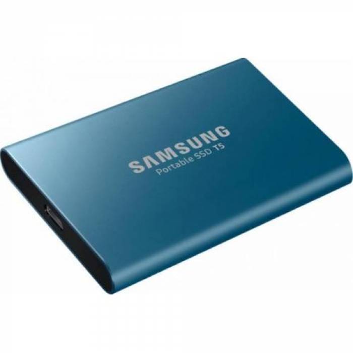 SSD Portabil Samsung T5 500GB, USB 3.1, Blue