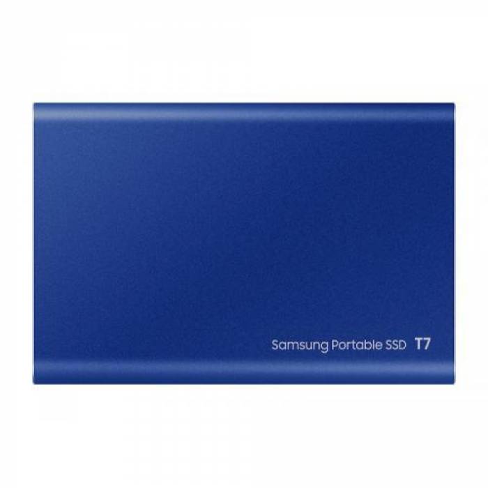 SSD Portabil Samsung T7, 1TB, USB-C 3.2, Blue