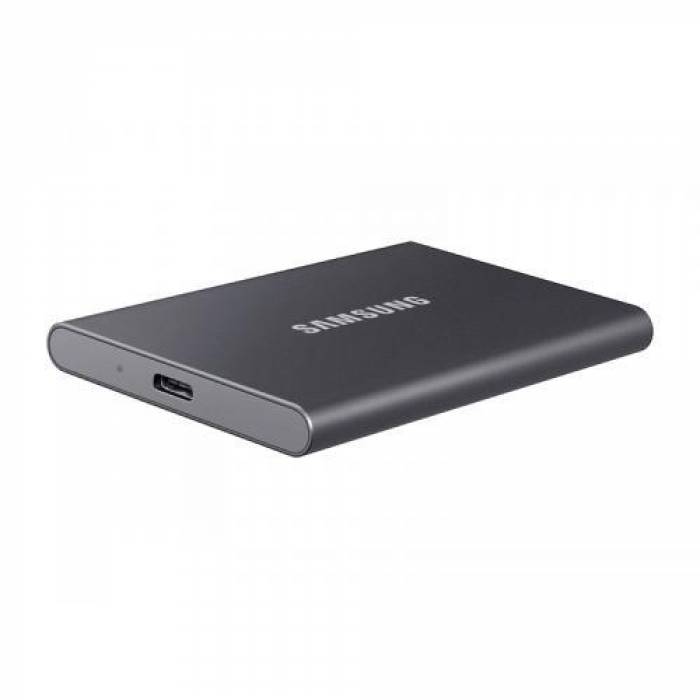 SSD Portabil Samsung T7, 1TB, USB-C 3.2, Gray