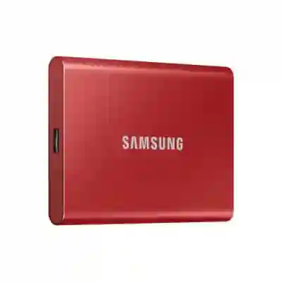 SSD Portabil Samsung T7, 1TB, USB-C 3.2, Red