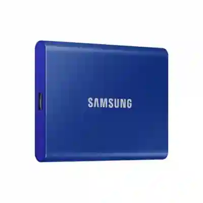 SSD Portabil Samsung T7, 2TB, USB-C 3.2, Blue