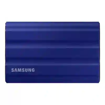 SSD Portabil Samsung T7 Shield, 1TB, USB-C 3.1, Blue
