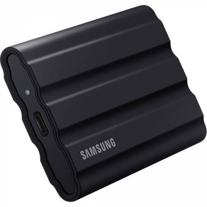 SSD Portabil Samsung T7 Shield, 4TB, USB-C 3.1, Black