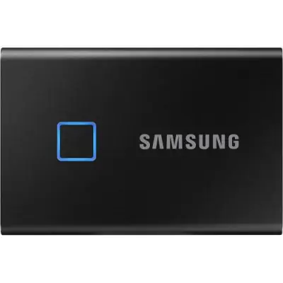 SSD Portabil Samsung T7 Touch, 1TB, USB-C 3.1, Metallic Black