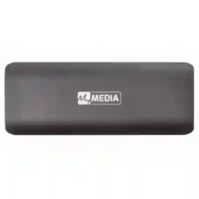 SSD portabil Verbatim MyMedia, 128GB, USB-C, Black