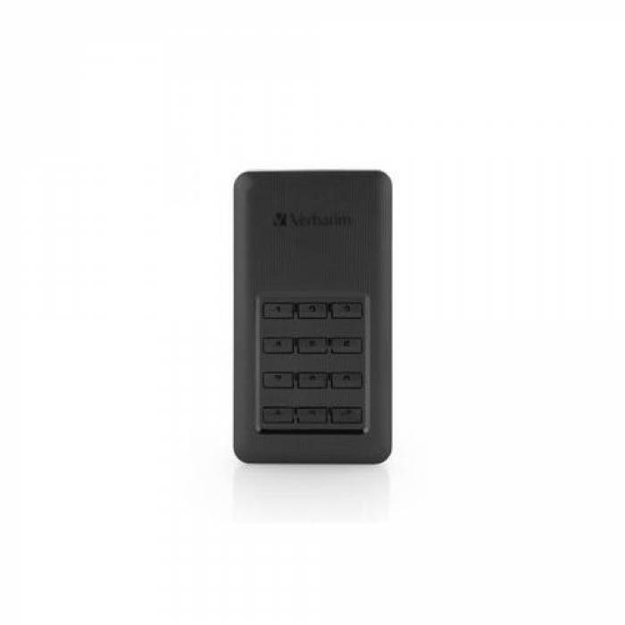 SSD portabil Verbatim Store & Go 256GB, USB 3.1, 2.5inch, Black