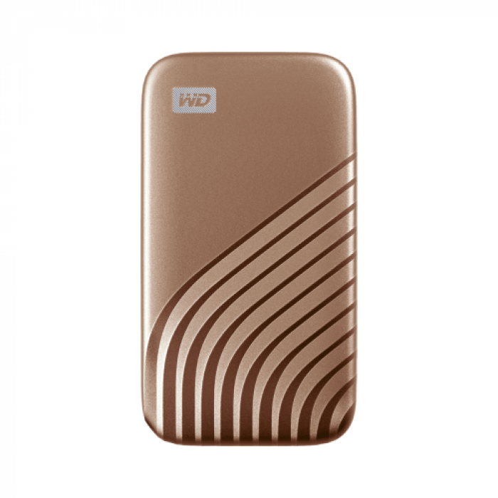 SSD portabil Western Digital 1TB, USB-C, 2.5inch, Gold