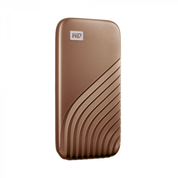 SSD portabil Western Digital 1TB, USB-C, 2.5inch, Gold