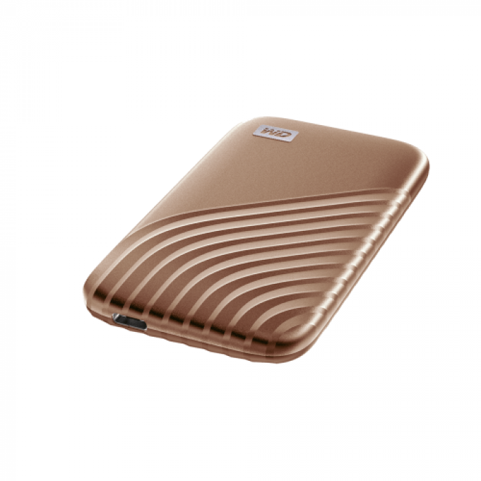 SSD portabil Western Digital 1TB, USB-C, 2.5inch, Gold