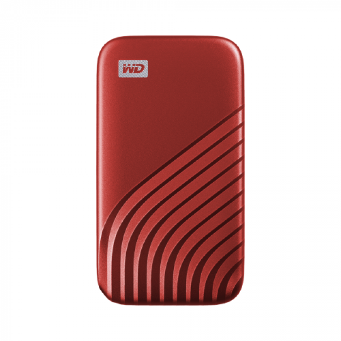 SSD portabil Western Digital 1TB, USB-C, 2.5inch, Red