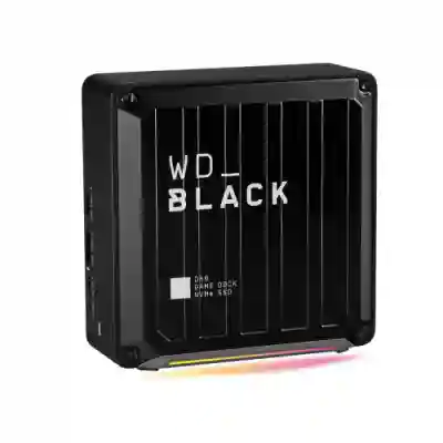 SSD portabil Western Digital Black D50 Game Dock, 2TB, USB 3.2, Black