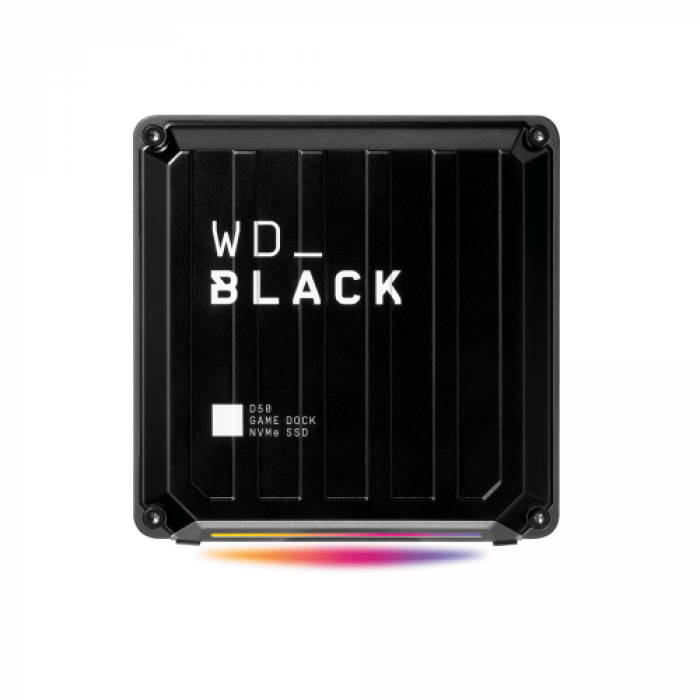 SSD portabil Western Digital Black D50 Game Dock, USB 3.2, Black