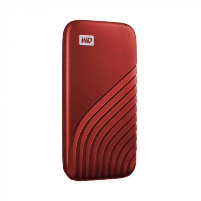 SSD portabil Western Digital My Passport, 2TB, USB-C, 2.5inch, Red