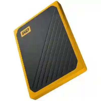 SSD portabil Western Digital My passport GO 500GB, USB3.0, Black-Yellow