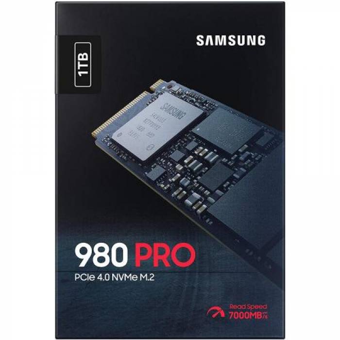 SSD Samsung 980 PRO 1TB, PCI Express 4.0 x4, M.2 2280