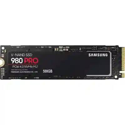 SSD Samsung 980 PRO 500GB, PCI Express 4.0 x4, M.2 2280