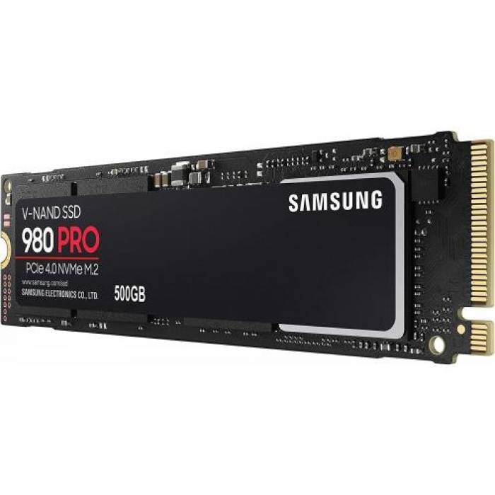 SSD Samsung 980 PRO 500GB, PCI Express 4.0 x4, M.2 2280