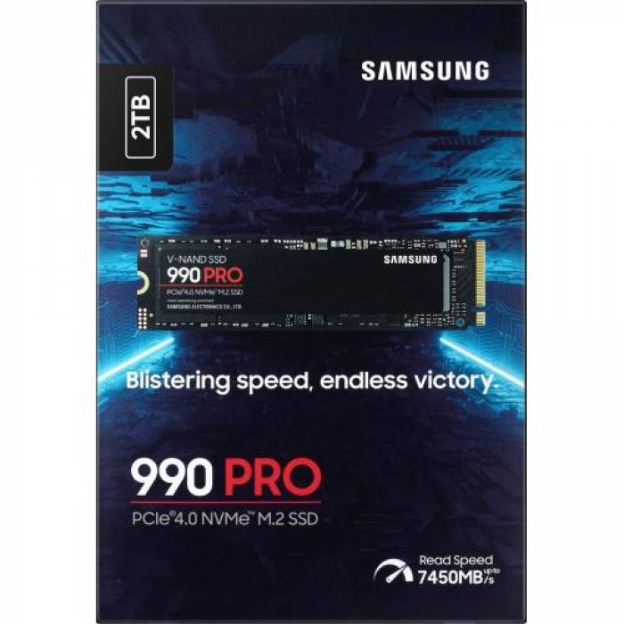 SSD Samsung 990 PRO 2TB, PCI Express 4.0 x4, M.2 2280