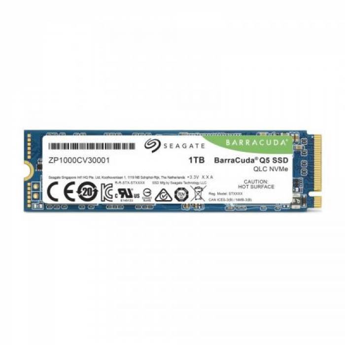 SSD Seagate BarraCuda Q5 1TB, PCI Express x4, M.2