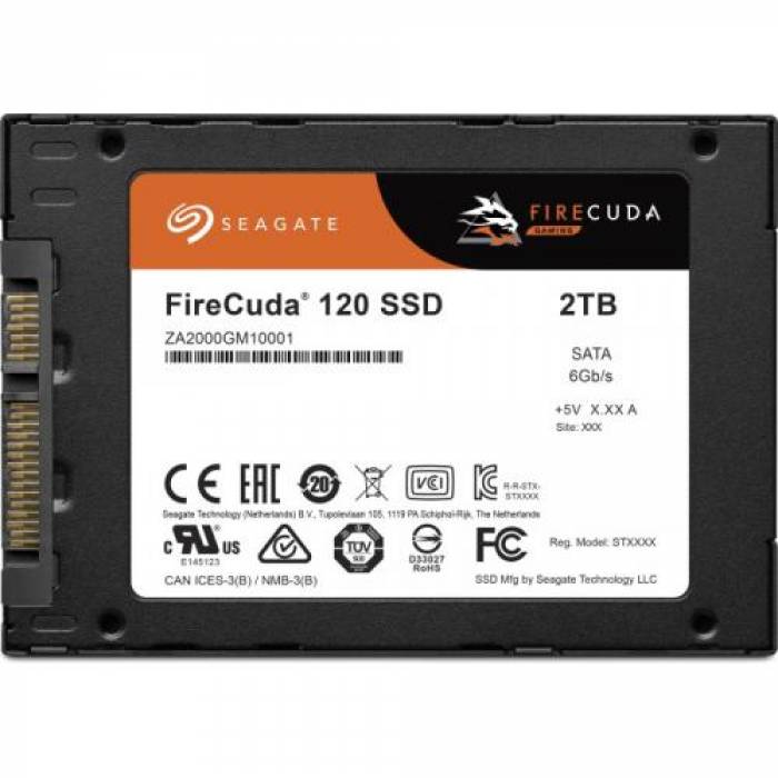 SSD Seagate FireCuda 120 2TB, SATA3, 2.5inch