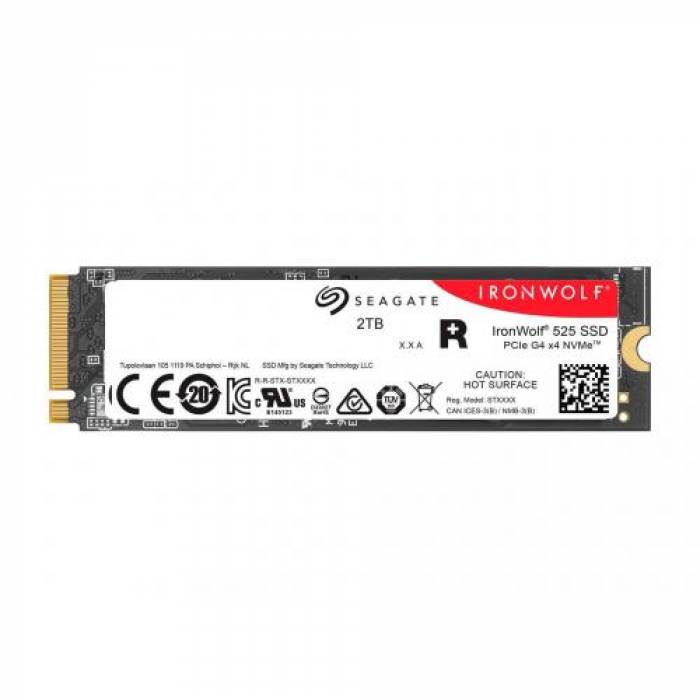 SSD Seagate Ironwolf 525 2TB, PCI Express 4.0 x4, M.2