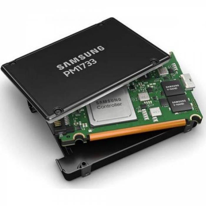 SSD Server Samsung PM1733 EVT2 3.84TB, PCI Express 4.0 x4, 2.5inch, Bulk