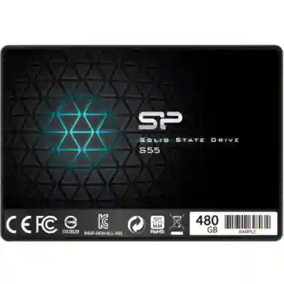 SSD Silicon Power Slim S55 Series 480GB, SATA3, 2.5inch