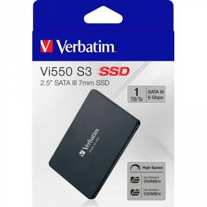 SSD Verbatim Vi500 S3 1TB, SATA3, 2.5inch