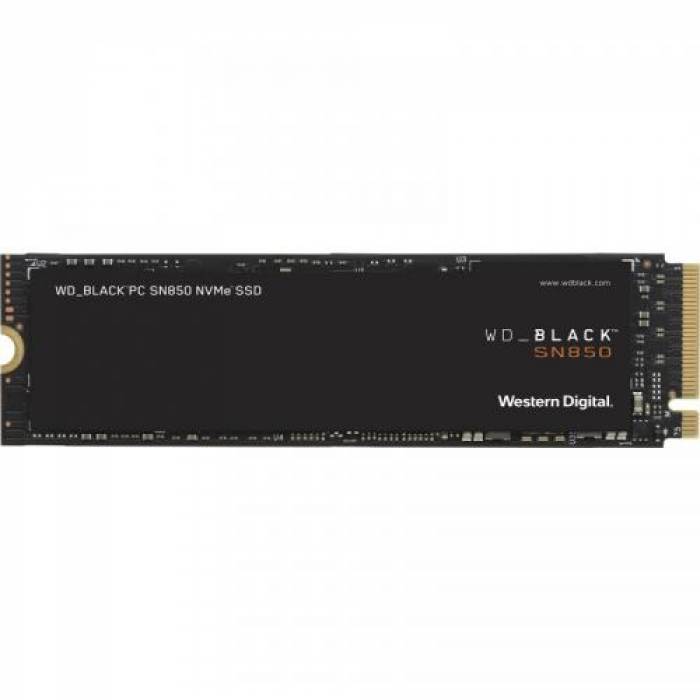 SSD Western Digital Black SN850 500GB, PCI Express 4.0 x4, M.2 2280, Bulk