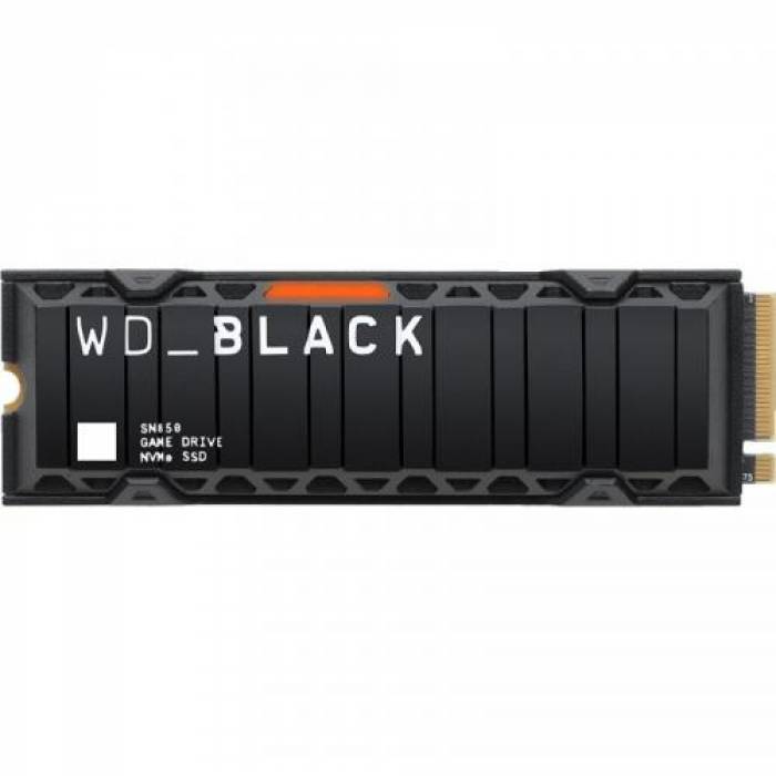 SSD Western Digital Black SN850 Heatsink 1TB, PCI Express 4.0 x4, M.2 2280, Bulk