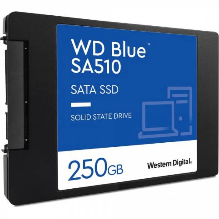 SSD Western Digital Blue SA510 250GB, SATA3, 2.5inch