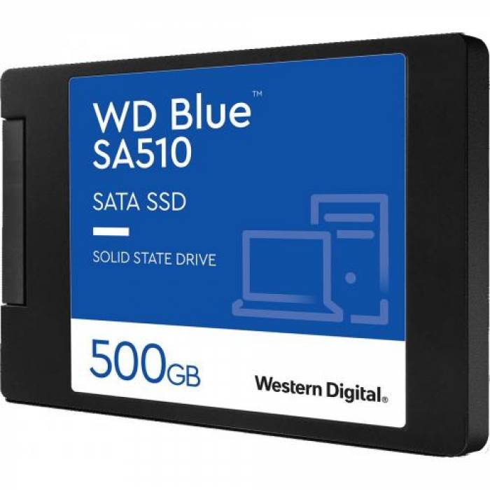 SSD Western Digital Blue SA510 500GB, SATA3, 2.5inch