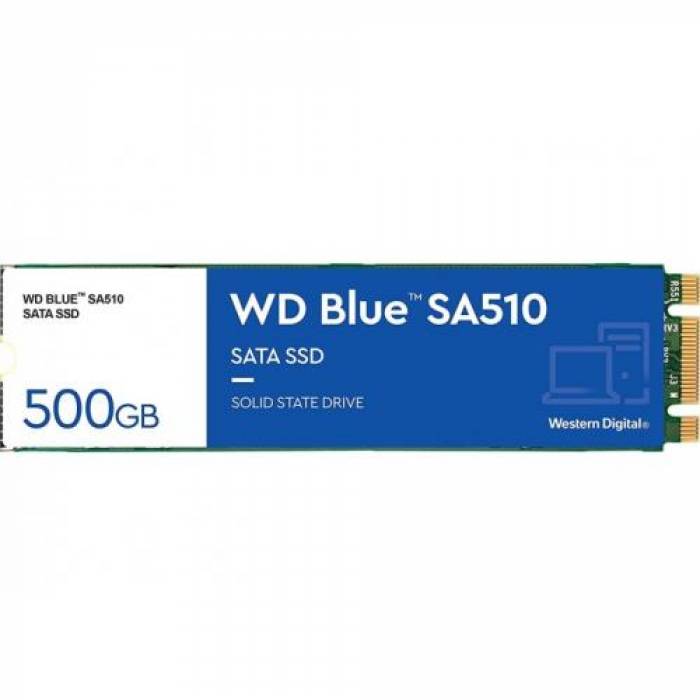 SSD Western Digital Blue SA510 500GB, SATA3, M.2