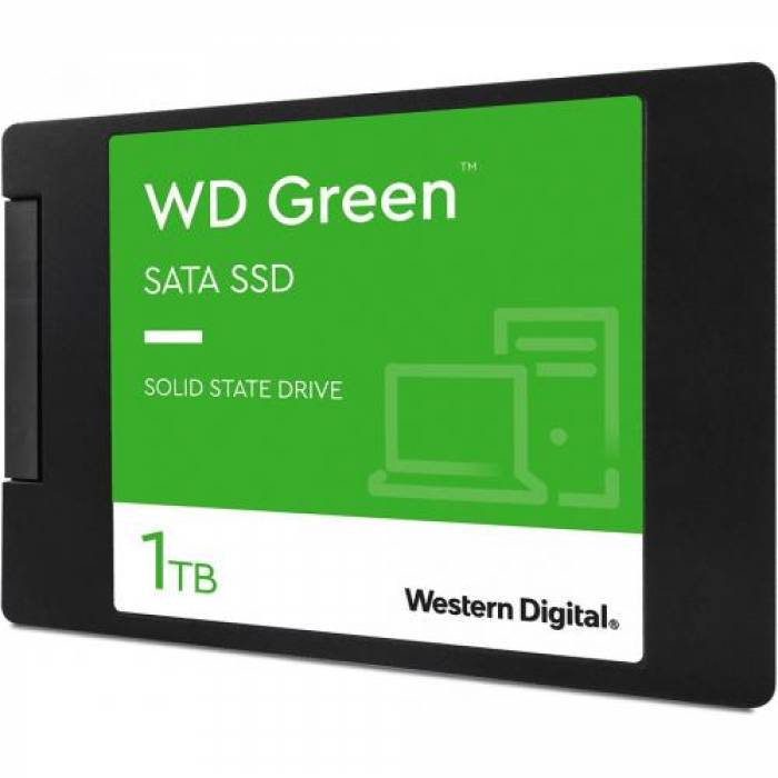 SSD Western Digital Green WDS100T3G0A, 1TB, SATA3, 2.5inch