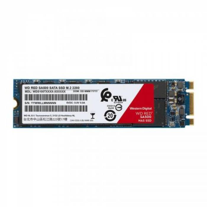 SSD Western Digital Red SA500 500GB, SATA3, M.2