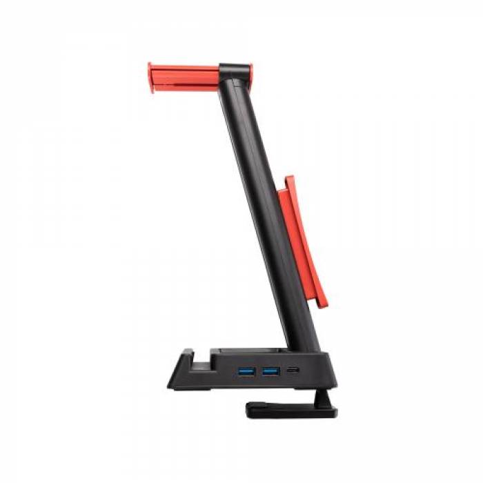 Stand casti SureFire by Verbatim Vinson N2 Dual Balance, RGB LED, USB, Black 