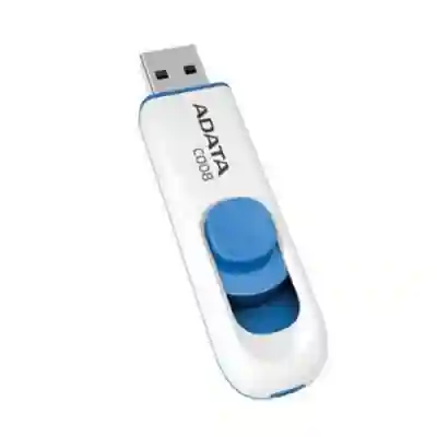 Stick Memorie A-Data C008, 32GB, Alb, USB 2.0