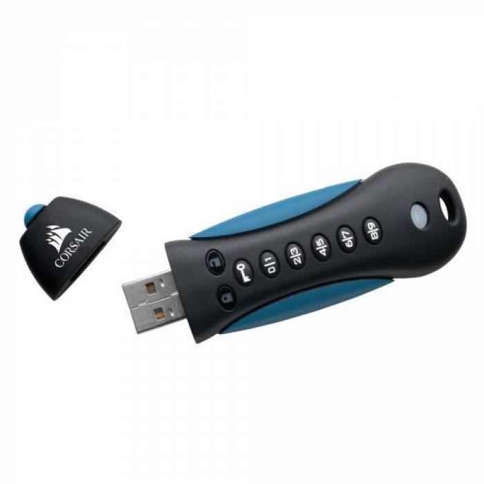 Stick memorie Corsair Flashdrive Padlock 3 64GB, USB 3.0